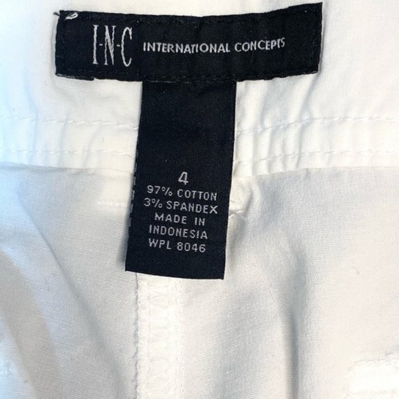 INC Capri Pants with Button Accents Size 4 - Picture 8 of 8